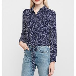 Express Tie Waist Shirt